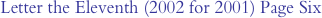 Letter the Eleventh (2002 for
